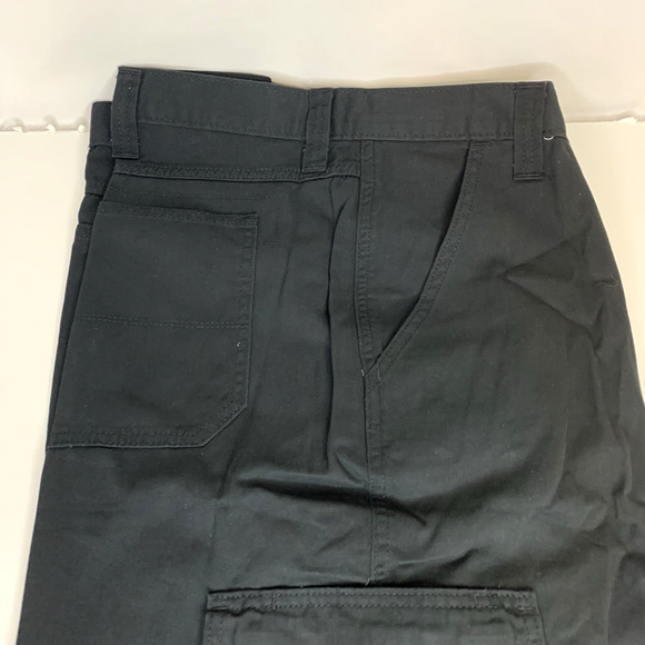 Wrangler Authentics Mens Classic Relaxed Fit Cargo Short Size 48 Black - Picture 4 of 11